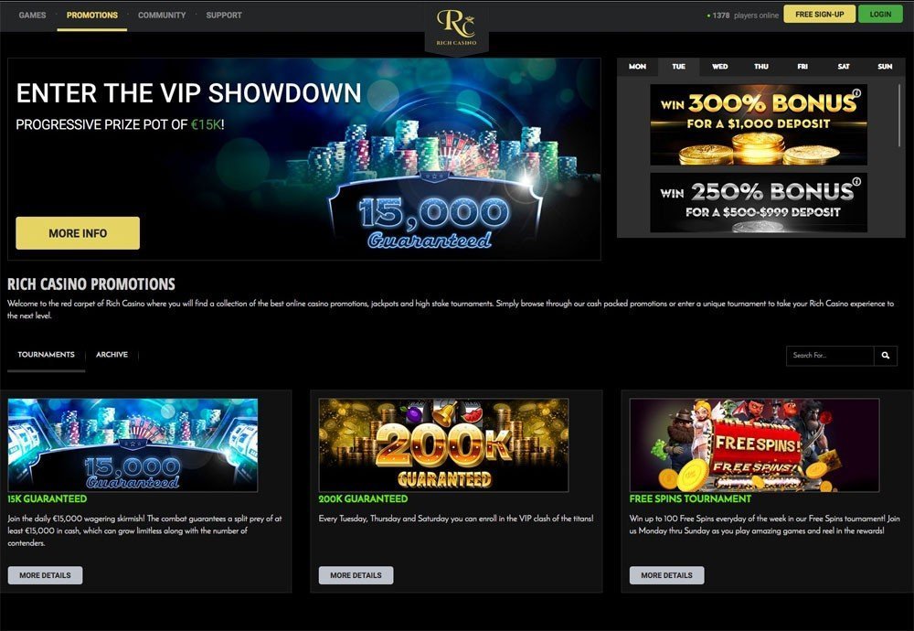 Rich casino online